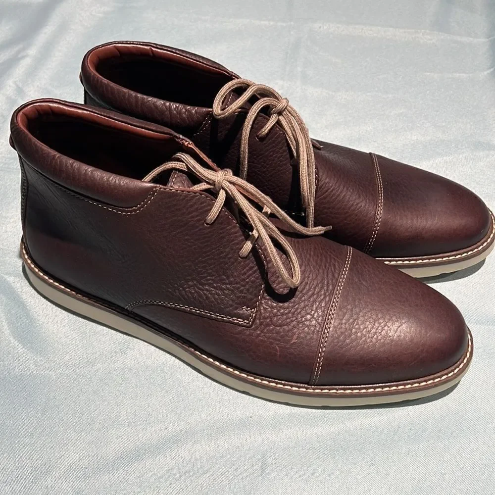Clarks Grandin‎ Top Leather Chukka Boots 12 B27
